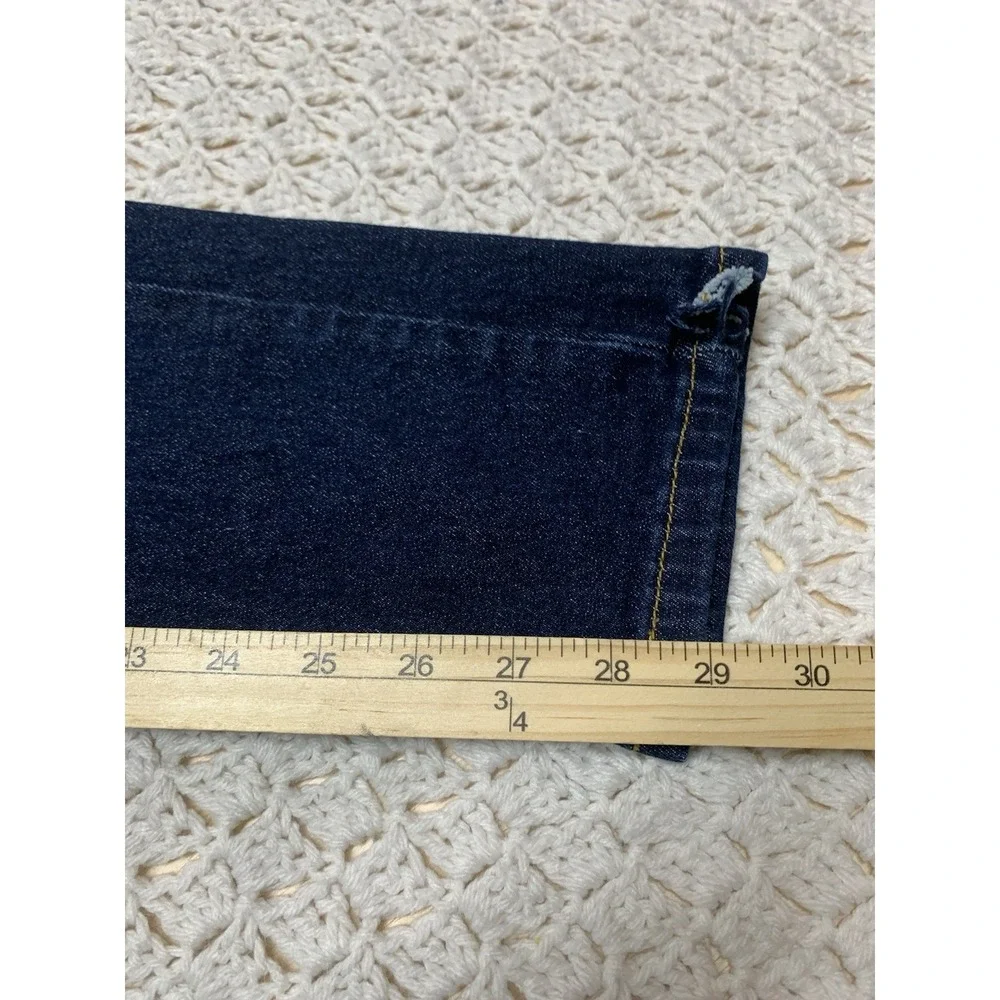 Levis 510 Jeans Mens Tag 31x32 Approx 30x29 Skinny Stretch Blue Leg OpeningFlaws